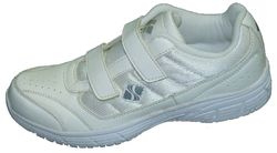 Manufacturers Exporters and Wholesale Suppliers of School Uniform Shoes White Velcro Bengaluru Karnataka